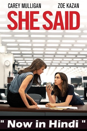 She Said 2022 Hindi poster