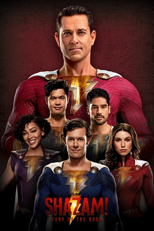 Shazam Fury of the Gods 2023 poster